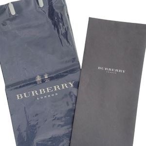 Burberry Necktie Gift Bag With Shopping Bag